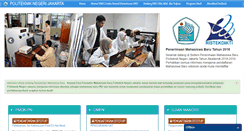 Desktop Screenshot of penerimaan.pnj.ac.id